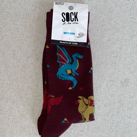 Sock it To Me Beasts of Yore Crew Socks - Picture 2 of 8
